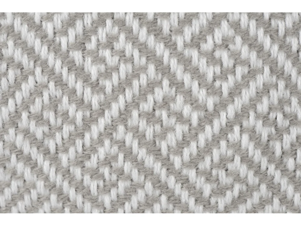 Плед акриловый с белой бахромой Tassel бежевый - фото 4