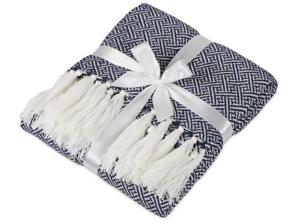 Плед акриловый с бахромой «Tassel»