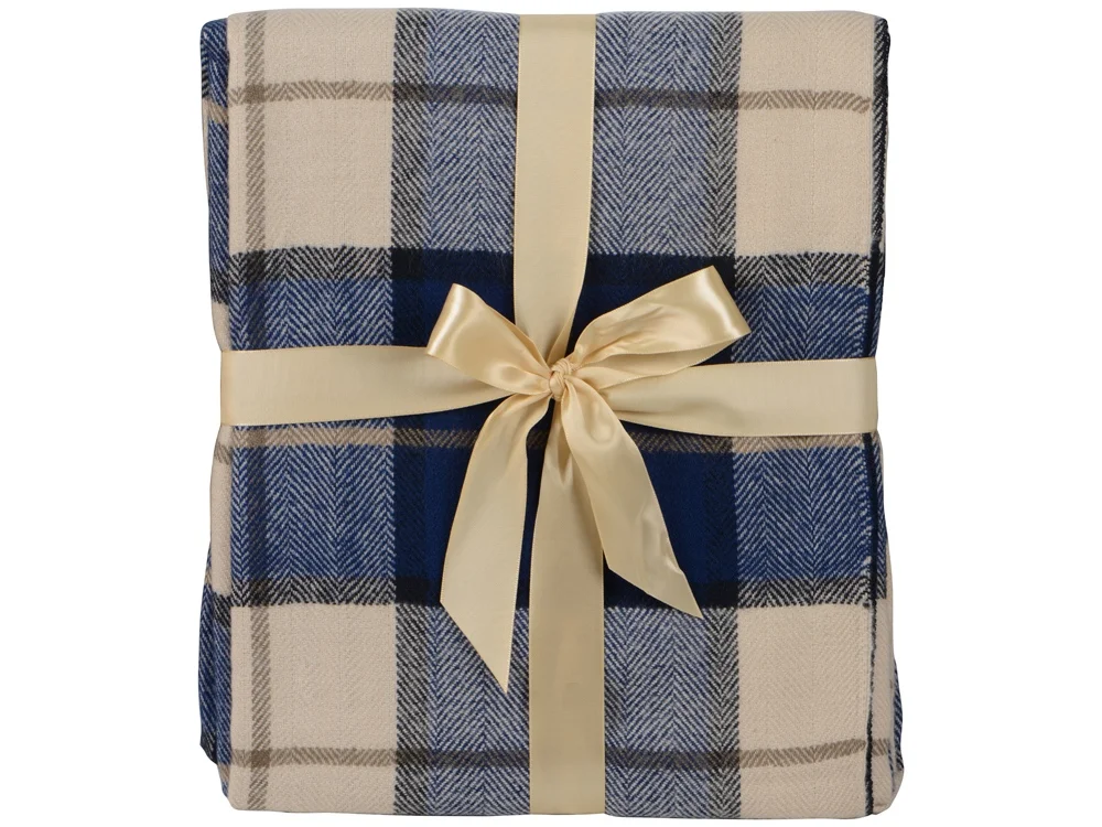 Плед акриловый Tartan синий - фото 3