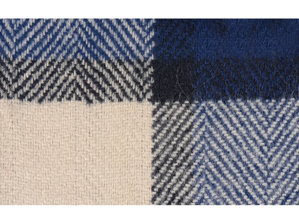 Плед акриловый Tartan синий - фото 4