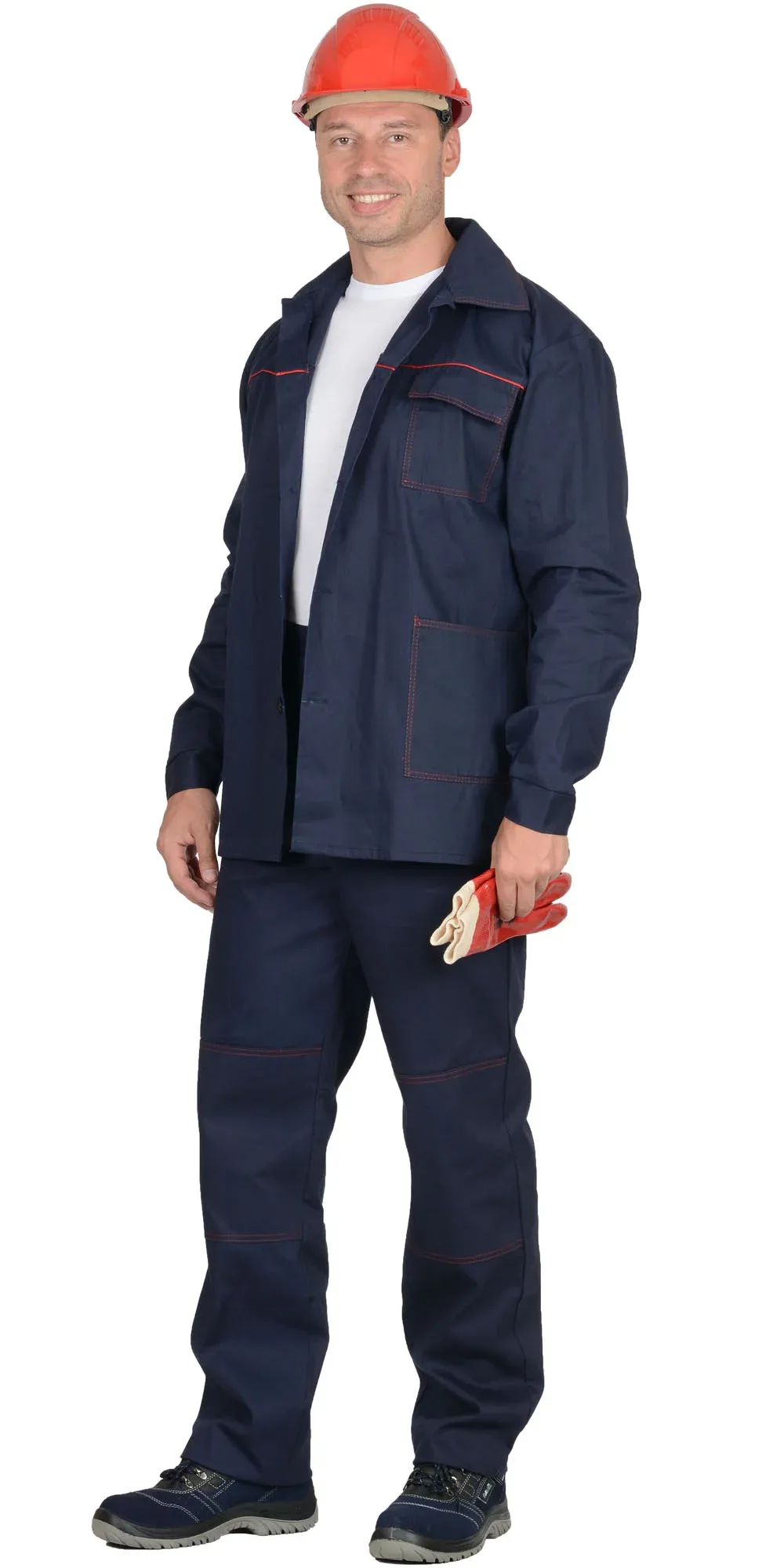 Костюм СИРИУС-ИМПУЛЬС куртка брюки 210 г/м2 100% ХБ 96-100/170-176, Синий