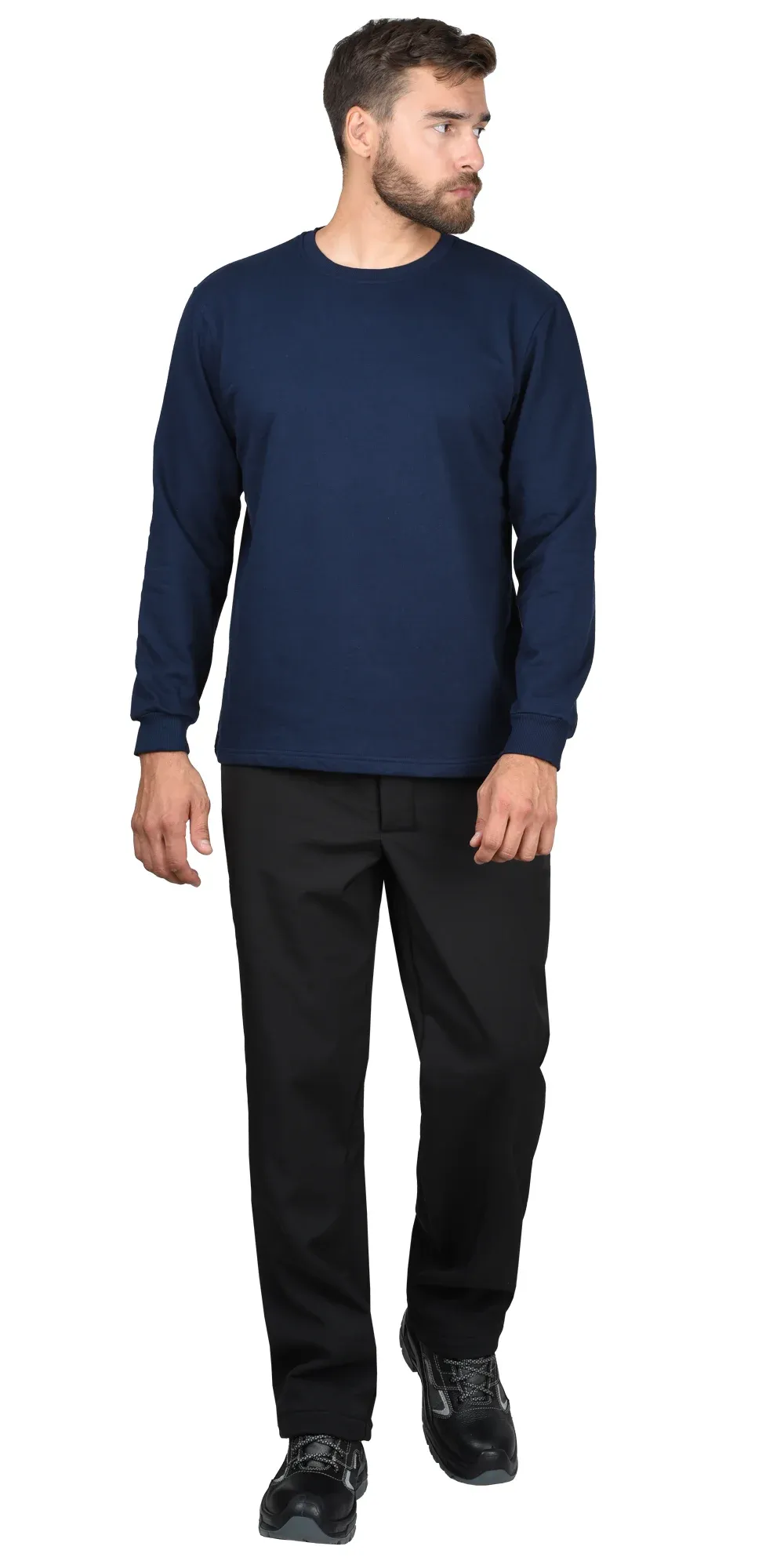 Толстовка темно-синяя футер 240 г/м2 х40 XL