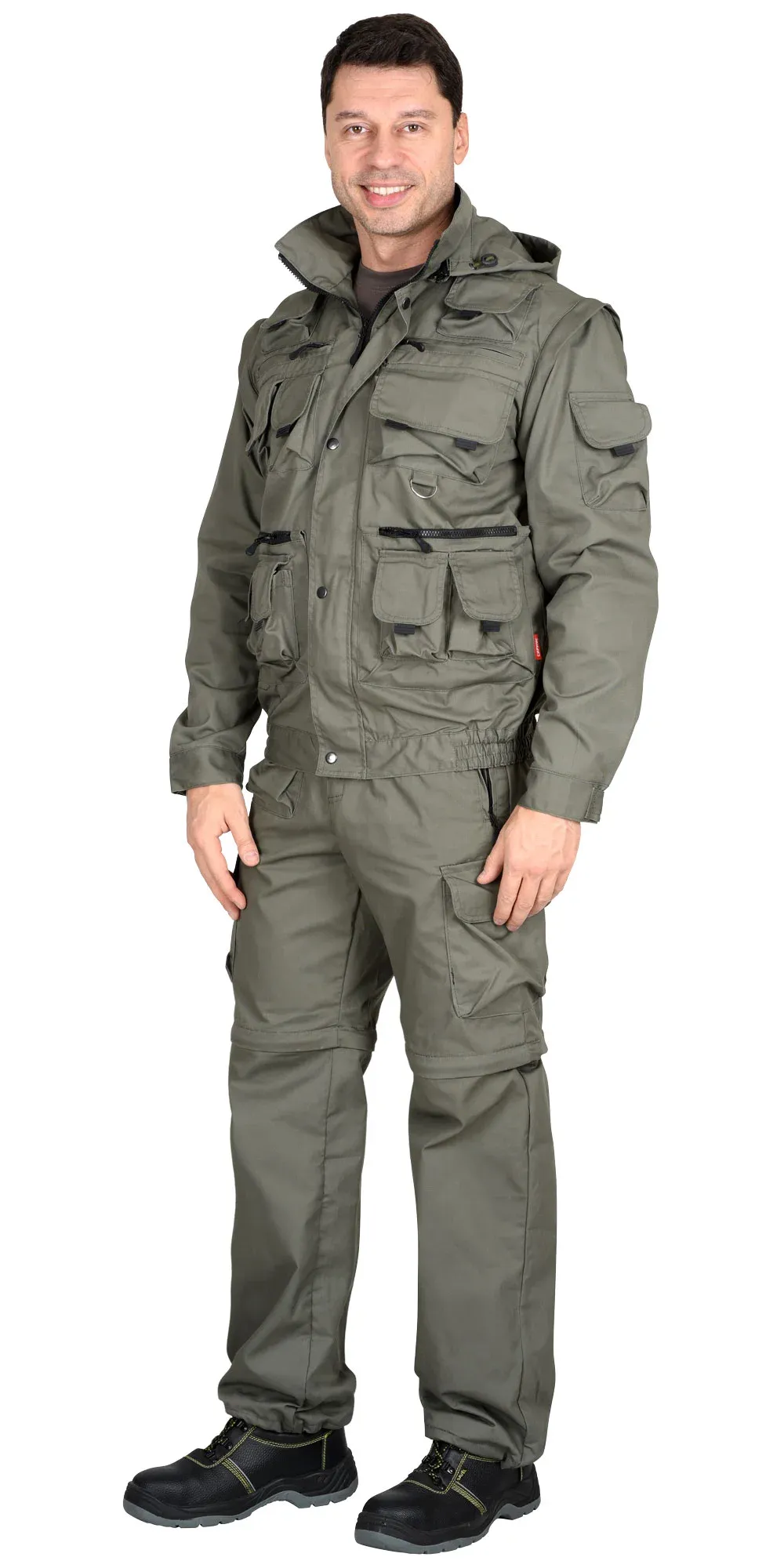 Костюм СИРИУС-ТИГР куртка брюки тк. Rodos 245 Оливковый 120-124/170-176