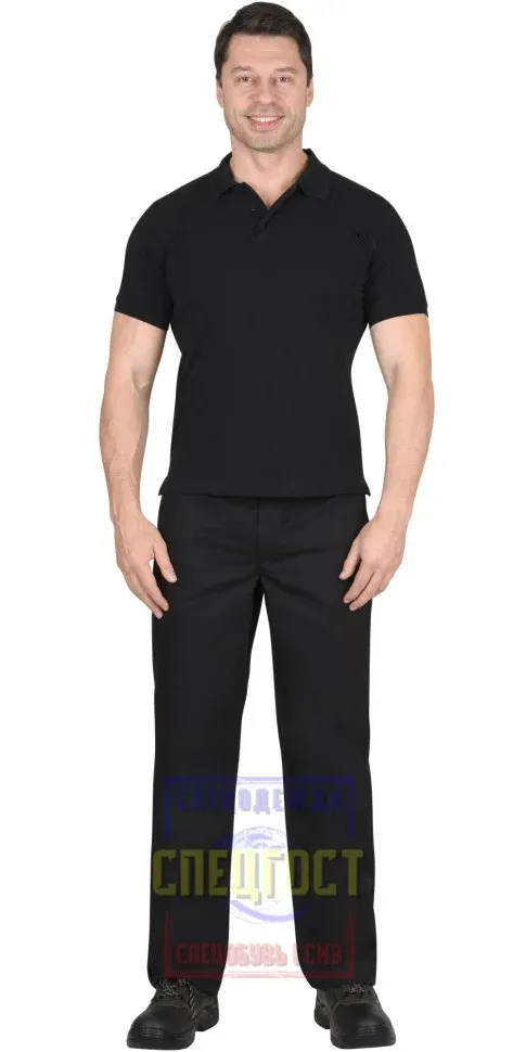 Рубашка-поло АРТ. 59288 короткие рукава рукав с манжетом пл.180 г/кв.м. L50