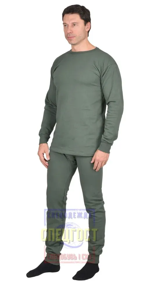 Бельё нательное АРТ. 10734 трикотажное с начёсом зима тона пл.250 г/кв.м. Узбекистан ГОСТ 44-46/170-176